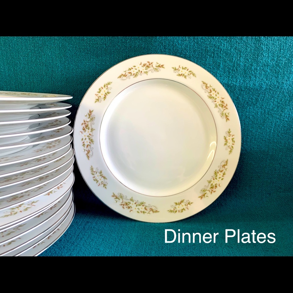 Vintage Dinner Plates. Japanese Fine China